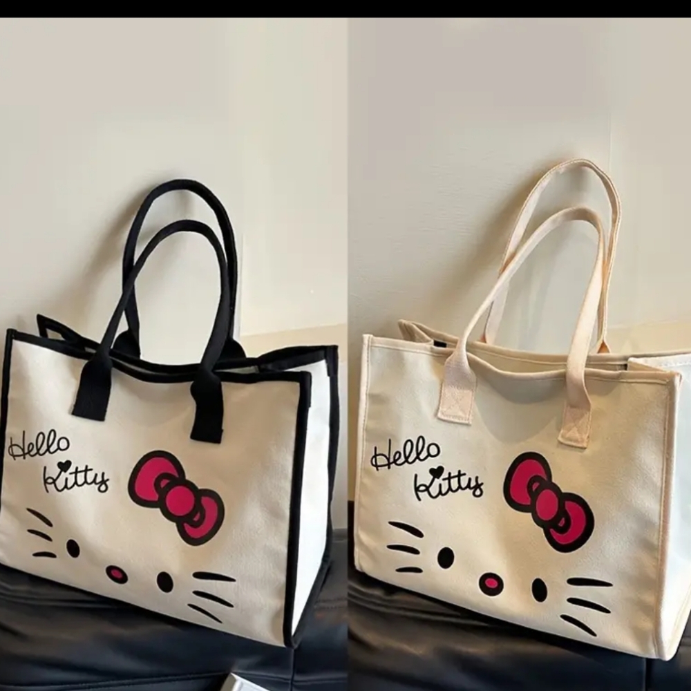 NEW Sanrio Hello Kitty Canvas Tote